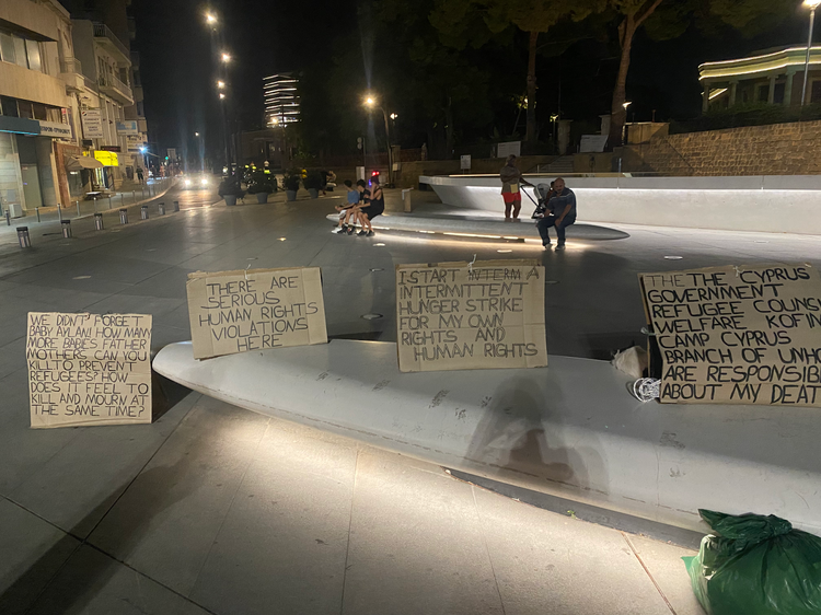 Protest at Eleftheria square (BVMN)